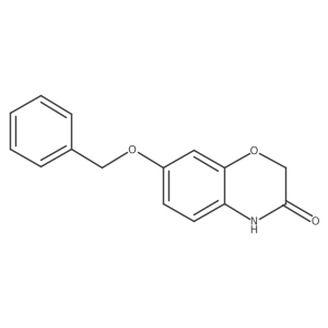 7-(benzyloxy)-3,4-dihydro-2H-1,4-benzoxazin-3-one结构式