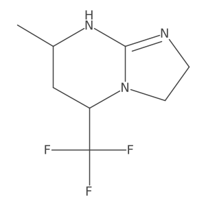 7-Methyl-5-(trifluoromethyl)-2H,3H,5H,6H,7H,8H-imidazo[1,2-a]pyrimidine Structure