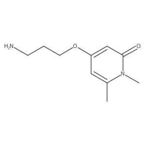 4-(3-Aminopropoxy)-1,6-dimethyl-1,2-dihydropyridin-2-one结构式