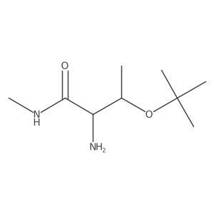 (2S,3R)-2-amino-3-(tert-butoxy)-N-methylbutanamide Structure