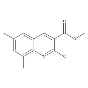 Methyl 2-chloro-6,8-dimethylquinoline-3-carboxylate Structure