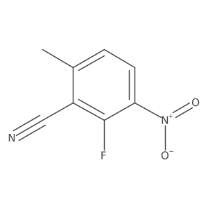 2-Fluoro-6-methyl-3-nitrobenzonitrile结构式