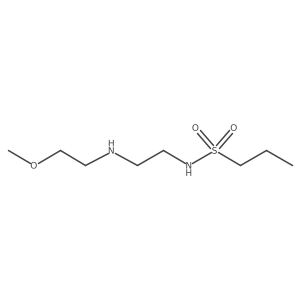 N-(2-[(2-Methoxyethyl)amino]ethyl)propane-1-sulfonamide Structure