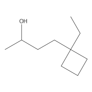 4-(1-Ethylcyclobutyl)butan-2-ol Structure