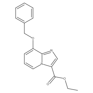 Ethyl 8-(Benzyloxy)imidazo[1,2-a]pyridine-3-carboxylate结构式