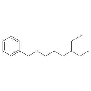 ({[4-(Bromomethyl)hexyl]oxy}methyl)benzene Structure