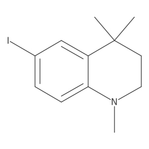 1,2,3,4-Tetrahydro-6-iodo-1,4,4-trimethylquinoline结构式