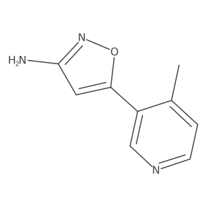 5-(4-Methylpyridin-3-yl)-1,2-oxazol-3-amine结构式