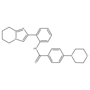 4-morpholino-N-(2-(5,6,7,8-tetrahydroimidazo[1,2-a]pyridin-2-yl)phenyl)benzamide Structure