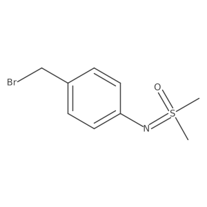 {[4-(Bromomethyl)phenyl]imino}dimethyl-lambda6-sulfanone结构式