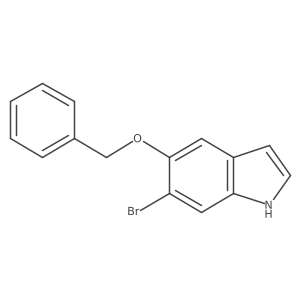 5-(benzyloxy)-6-bromo-1H-indole Structure