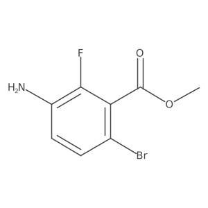 Methyl 3-amino-6-bromo-2-fluorobenzoate Structure