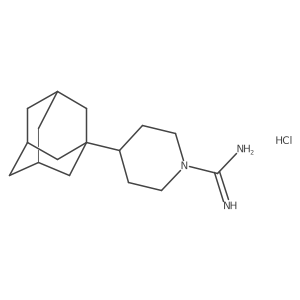 4-(Adamantan-1-yl)piperidine-1-carboximidamide hydrochloride结构式