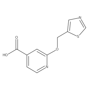 2-[(1,3-Thiazol-5-yl)methoxy]pyridine-4-carboxylic acid Structure