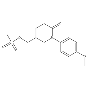 [1-(4-Methoxyphenyl)-6-oxopiperidin-3-yl]methyl methanesulfonate结构式