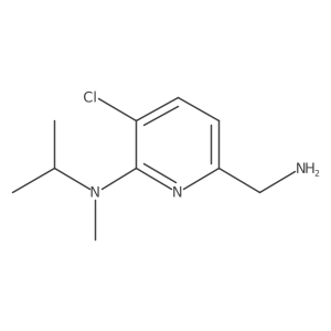 6-(aminomethyl)-3-chloro-N-methyl-N-(propan-2-yl)pyridin-2-amine Structure