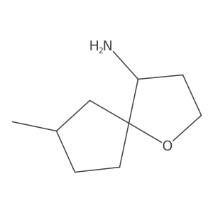 7-Methyl-1-oxaspiro[4.4]nonan-4-amine Structure