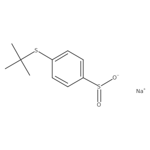 Sodium 4-(tert-butylsulfanyl)benzene-1-sulfinate Structure