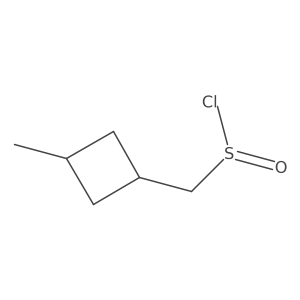 (3-Methylcyclobutyl)methanesulfinyl chloride结构式