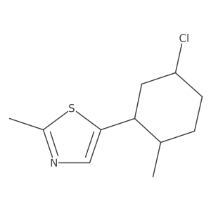 5-(5-Chloro-2-methylcyclohexyl)-2-methyl-1,3-thiazole结构式