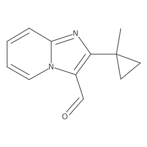 2-(1-Methylcyclopropyl)imidazo[1,2-a]pyridine-3-carbaldehyde Structure