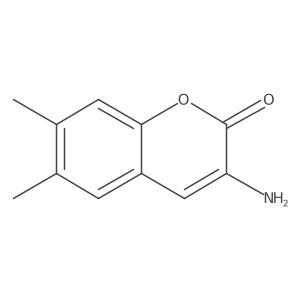 3-amino-6,7-dimethyl-2H-chromen-2-one Structure