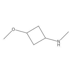 3-methoxy-N-methylcyclobutan-1-amine Structure