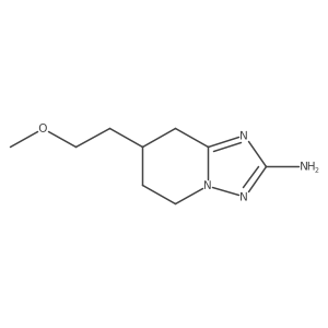 7-(2-methoxyethyl)-5H,6H,7H,8H-[1,2,4]triazolo[1,5-a]pyridin-2-amine Structure