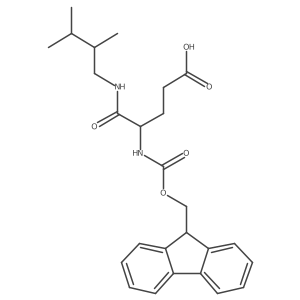 4-[(2,3-dimethylbutyl)carbamoyl]-4-({[(9H-fluoren-9-yl)methoxy]carbonyl}amino)butanoic acid Structure