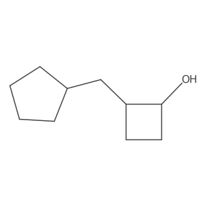 2-(Cyclopentylmethyl)cyclobutan-1-ol Structure