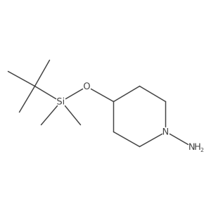 4-[(Tert-butyldimethylsilyl)oxy]piperidin-1-amine Structure