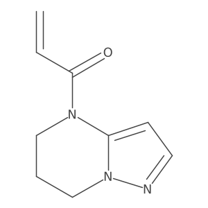 1-(6,7-Dihydro-5H-pyrazolo[1,5-a]pyrimidin-4-yl)prop-2-en-1-one Structure