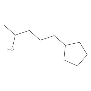 (2S)-5-cyclopentylpentan-2-ol Structure