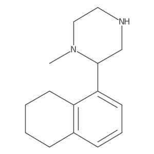 1-Methyl-2-(5,6,7,8-tetrahydronaphthalen-1-yl)piperazine Structure