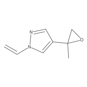 1-ethenyl-4-(2-methyloxiran-2-yl)-1H-pyrazole Structure