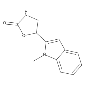 5-(1-methyl-1H-indol-2-yl)-1,3-oxazolidin-2-one Structure