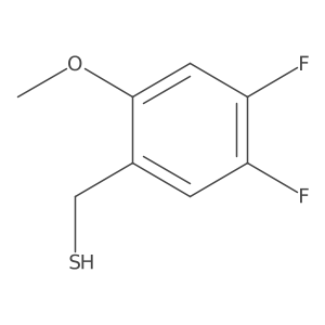 (4,5-Difluoro-2-methoxyphenyl)methanethiol结构式