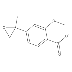 2-(3-Methoxy-4-nitrophenyl)-2-methyloxirane结构式