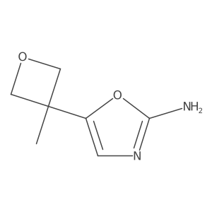 5-(3-Methyloxetan-3-yl)-1,3-oxazol-2-amine Structure
