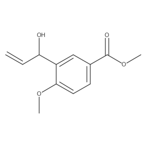 Methyl 3-(1-hydroxyprop-2-en-1-yl)-4-methoxybenzoate Structure