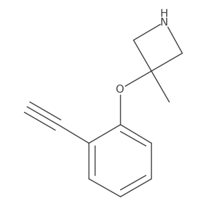 3-(2-Ethynylphenoxy)-3-methylazetidine Structure