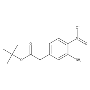 Tert-butyl 2-(3-amino-4-nitrophenyl)acetate Structure