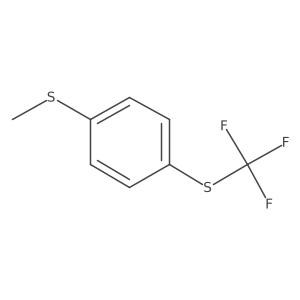 [4-(Methylthio)phenyl](trifluoromethyl) sulfide结构式