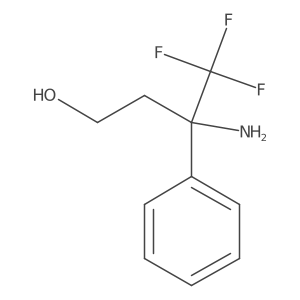 3-Amino-4,4,4-trifluoro-3-phenylbutan-1-ol Structure