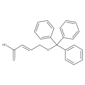 (E)-4-(Trityloxy)but-2-enoic acid Structure