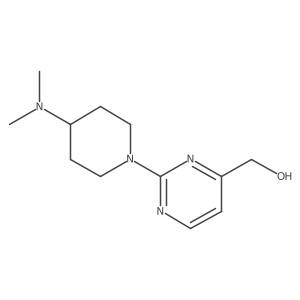 {2-[4-(Dimethylamino)piperidin-1-yl]pyrimidin-4-yl}methanol Structure