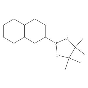Rel-2-((2R,4aS,8aS)-decahydronaphthalen-2-yl)-4,4,5,5-tetramethyl-1,3,2-dioxaborolane结构式