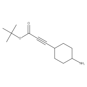 Tert-butyl 3-(4-aminocyclohexyl)prop-2-ynoate Structure