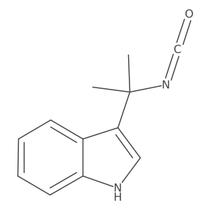 3-(2-isocyanatopropan-2-yl)-1H-indole结构式