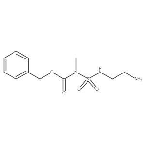 benzyl N-[(2-aminoethyl)sulfamoyl]-N-methylcarbamate Structure